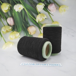 Hilo de Filamento de Goma Teñido, Hilo Elástico de Nylon Hilado, Hilo de Núcleo Hilado para Tejer, Hilo de Coser de Alta Elasticidad, Hilo Teñido - Product Image 5