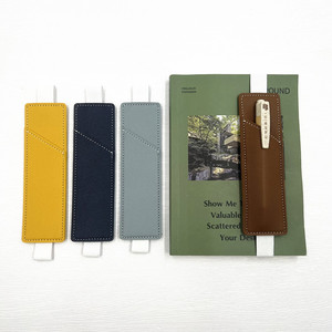 Factory direct sales of in-stock leather elastic band pen cases, PU pen clip straps, <b>A5</b> notebook/meeting <b>notepads</b>. - Product Image 1