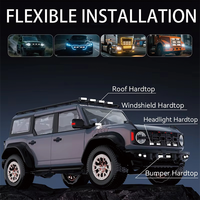 Lampe de conduite LED super lumineuse A12-2 138W 12V IP68 Laser 3 couleurs Canbus pour grille de voiture tout-terrain, compatible Jeep et moto