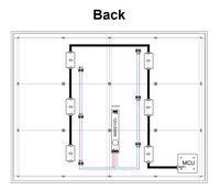Module d'éclairage LED animé P20A, panneau de rétroéclairage dynamique pour boîte lumineuse SEG, signalétique de vente au détail