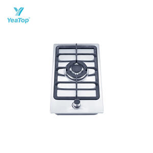 Table de cuisson à gaz encastrable à brûleur unique <span class=keywords><strong>en</strong></span> verre trempé et <span class=keywords><strong>fonte</strong></span> - Product Image 4