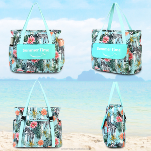 Bolsa de Playa Plegable Impermeable de Gran Tamaño Personalizada con Compartimento para Ropa Mojada, Bolsa de Viaje de Verano, Bolsa de Mano para la Playa - Product Image 4