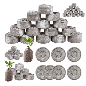 Pellets de Turba de Coco Orgánica para Plántulas Hidropónicas, Biodegradables y Sostenibles (Bajo EC / pH Ácido) - Product Image 1