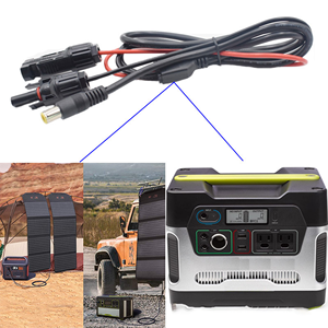 สายเชื่อมต่อแผงโซลาร์เซลล์แบบกำหนดเอง MC-four ถึง DC8mm DC7909 ตัวผู้ สายทองแดงแท้ สำหรับระบบพลังงานแสงอาทิตย์แบบพกพา Ecoflow - Product Image 4