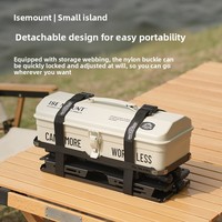 ISE MOUNT support de lumière de Table pliante extérieure moderne Base d'expansion de boîte à outils en métal Portable pour Camping pique-niques Design pliable