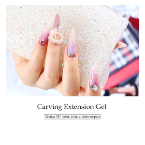 Intaglio Uv <span class=keywords><strong>Gel</strong></span> per unghie 3d 4d pasta fai da te fai da te Manicure di alta qualità Nail Label Private Art campione gratuito - Product Image 3