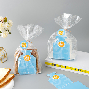 ถุงใส่ขนมปัง OPP แบบใส สดใหม่ <span class=keywords><strong>อร่อย</strong></span> <span class=keywords><strong>พ</strong></span>ร้อมหน้าต่างมองเห็นได้ ถุงตั้งได้ สำหรับบรรจุขนมปังปิ้ง เหมาะสำหรับร้านเบเกอรี่และใช้ในบ้าน - Product Image 2