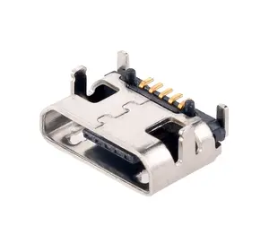 MUP micro usb female connector 5P pcb DIPX4 usb holder housing Socket for mobile charger IoT hot sale in Asia India South Africa