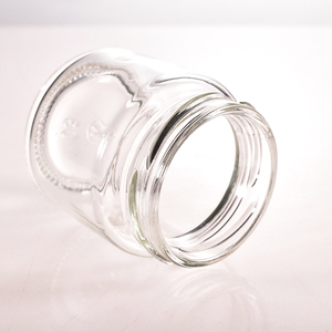 Toples penyimpanan serbaguna bulat 100ml dengan tutup hitam kedap udara untuk lilin, jam, madu grosir - Product Image 3