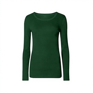 Wholesale Women's Sweet O-Neck Solid Cotton Quick Dry Breathable Streetwear <b>Yoga</b> Fitness <b>T</b>-<b>Shirts</b> OEM Embroidery - Product Image 3