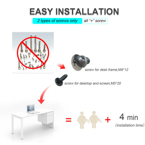 Bàn Văn Phòng Tại Nhà Màu Trắng Thiết Kế Hiện Đại Chân Kim Loại Bàn Văn Phòng Bàn Máy Tính Sinh Viên - Product Image 5