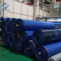 Bâche en PVC enduit de polyester de 5 m de large, imperméable, résistante aux rayures, bâche robuste en PVC
