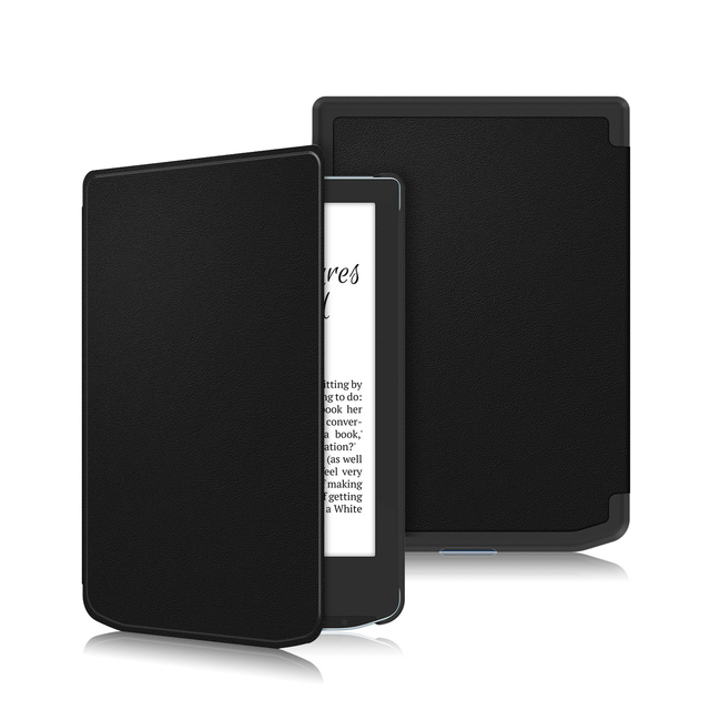 Four Corner Shockproof TPU PU Leather Tablet Case with Auto Sleep Wake Function for PocketBook Verse Pro 6 Inch