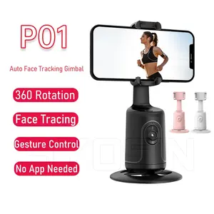 SYOSIN Auto suivi du visage téléphone cardan 360 suivi du visage support de téléphone pour Selfie Vlog TikTok