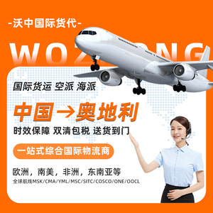 Wozhong International Logistics Autriche Fret Aérien Fret Maritime Ligne Dédiée Chine-Autriche Porte-à-Porte Dédouanement - Product Image 1