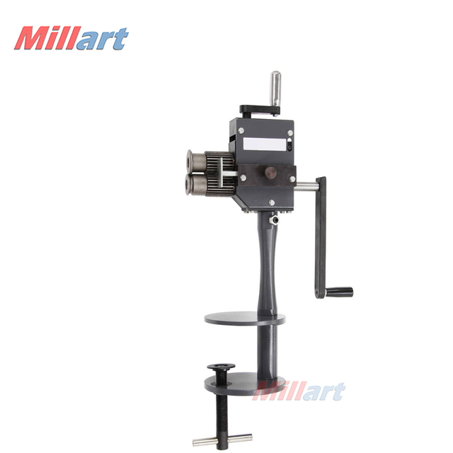 Factory Supply MILLART RM-B Small Manual Bead Bending Machine with 6 Sets Rollers for Stainless Steel/Aluminum/Plastic