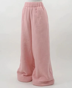 Pantaloni in lana Super caldi da donna pantaloni invernali <span class=keywords><strong>a</strong></span> <span class=keywords><strong>vita</strong></span> larga con elastico <span class=keywords><strong>a</strong></span> <span class=keywords><strong>vita</strong></span> <span class=keywords><strong>bassa</strong></span> pantaloni da donna - Product Image 5