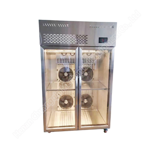 Vitrina refrigerada por aire Secador de pato asado de doble puerta Gabinete de almacenamiento de pato asado - Product Image 6