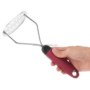 Herramienta trituradora manual de patatas para puré de alimentos sin esfuerzo para frutas y verduras de aguacate Agarre ergonómico - Product Image 6