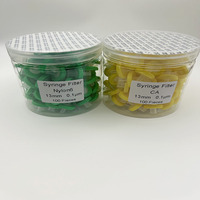 Filtro per Siringa in PTFE Idrofobico da 13mm, 0,22μm, Verde, per Filtrazione di Solventi Organici e Gas, Confezione da 100 Pezzi, OEM