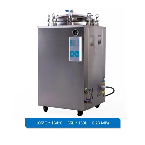 Máquinas de autoclave 100L para testes de esterilidade de cogumelos, esterilizadores de retorta e contrapressão