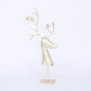 Christmas Iron <b>Candlesticks</b> H4695 <b>Silver</b> And Gold For Bars Front Desk Decorations - Product Image 5