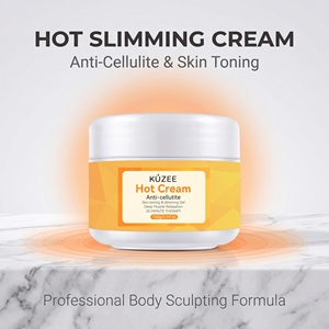 KUZEE Crème Ultra Hydratante Premium Effet Chaleur Intensif, Lotion Corporelle Raffermissante et Sculptante Anti-Cellulite pour Entraînement, Femme et <span class=keywords><strong>Homme</strong></span>, Action Rapide - Product Image 1