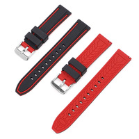 Bracelet en caoutchouc élastique étanche Onthelevel Mission to Saturn compatible avec la montre connectée GT2e X Moonswatch