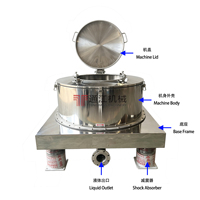 Déshydrateur centrifuge à plaque plate à faible consommation d'énergie, faible bruit, en acier inoxydable, pour la production de plumes de duvet