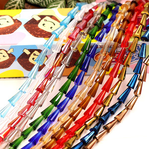 Crystal Tapered Baguette Beads For Jewelry Making Loose Glass Beads In Whole Strands Yiwu Origin - Product Image 1