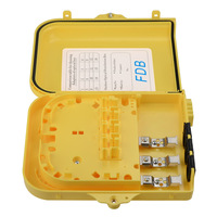 Boîtier de distribution de fibre optique 8 cœurs NAP ODP FTTH ATB 1:8, boîtier de séparateur optique, plastique ABS moulé par injection, certifié CE