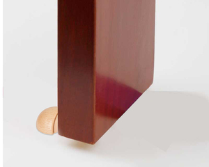 Tope de seguridad antideslizante para puerta de bebé, Tope de puerta portátil para exterior, diseño de madera, venta al por mayor de fábrica - Product Image 5