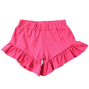 Di estate Little Girls Bicchierini Casuali Solido Infantile Vestiti Del Bambino Del Cotone Ruffle Bloomer Ragazze Ruffle Shorts Per Le Bambine - Product Image 3