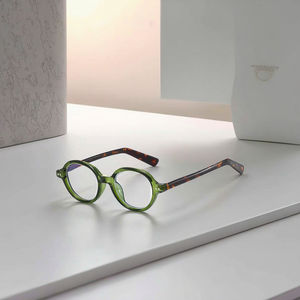 2025新着香港スタイルレトロクラシックソリッドフルリム耐久性のある目の保護読書メガネフレーム大人用ユニセックス - Product Image 5