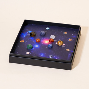 Esfera de Cristal de Piedra Preciosa Natural al por Mayor, <span class=keywords><strong>Sistema</strong></span> <span class=keywords><strong>Solar</strong></span> con Ocho <span class=keywords><strong>Planetas</strong></span> en Caja de Regalo para Decoración <span class=keywords><strong>del</strong></span> Hogar, Regalo Educativo para Niños - Product Image 4