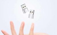 Metal Shell USB Tipe C Female Ke USB A Male Transfer Data Power Charge dengan Otg Adapter untuk Stik Memori dan untuk Pengisian Phon