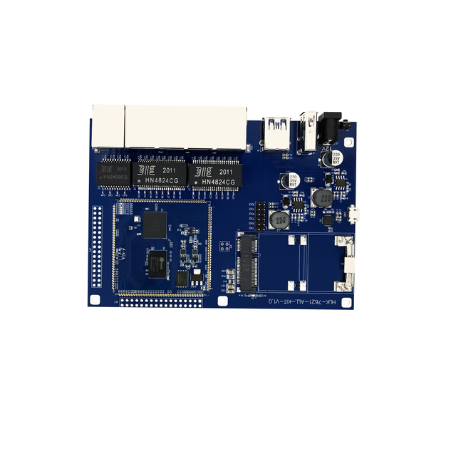 880MHz/MIPS1004Kc Hi-Link MT7621A Gigabit 1000Mbps Openwrt Router Module Developing Board HLK-7621 with PCIE