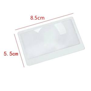 <span class=keywords><strong>Pvc</strong></span> 신용 카드 돋보기 초박형 프레넬 휴대용 돋보기 전문 하이 퀄리티 로그를 인쇄 할 수 있습니다 - Product Image 2