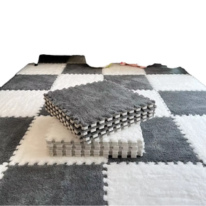 Indoor Warm Carpet Kids Crawling Baby <strong>Gaming</strong> Floor Mat Protector Office <strong>Area</strong> <strong>Rugs</strong> Living Room Interlock Thick Border Square <strong>Rug</strong> - Product Image 1