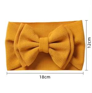 Bandeaux pour cheveux de <span class=keywords><strong>bébé</strong></span> européens et américains faits à la main <span class=keywords><strong>bandeau</strong></span> double couche grand nœud cadeau de <span class=keywords><strong>naissance</strong></span> accessoires pour cheveux - Product Image 5