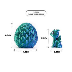 Modèle <span class=keywords><strong>de</strong></span> jouet œuf <span class=keywords><strong>de</strong></span> dragon imprimé en 3D Originality3D, produit créatif <span class=keywords><strong>de</strong></span> décompression mobile pour enfants, <span class=keywords><strong>animaux</strong></span> et dinosaures - Product Image 6