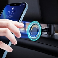 Support magnétique réglable pour tablette de voiture, fixation sur appuie-tête, crochets pour siège arrière, supports pour téléphone portable pour l'arrière de la voiture