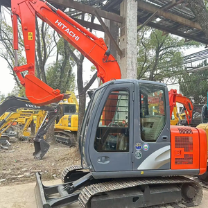 Pelleteuse sur chenilles Hitachi ZX60 d'occasion avec composants centraux, moteur intact, boîte de vitesses, roulement de pompe à engrenages - Product Image 6