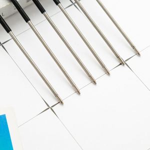Premium Black Metal Ballpoint <b>Pen</b> <b>Refills</b> - 9cm Bulk Replacement Ink Cartridges for Promotional Gifts - Product Image 3