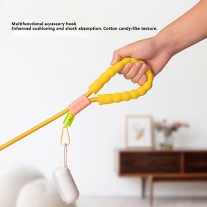 Laisse pour chien, corde <span class=keywords><strong>de</strong></span> traction pour animaux <span class=keywords><strong>de</strong></span> compagnie, laisse d'entraînement pour chien, laisse <span class=keywords><strong>de</strong></span> promenade pour chiens <span class=keywords><strong>de</strong></span> taille moyenne et grande, corde personnalisée avec logo - Product Image 2