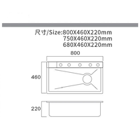 Évier de cuisine intelligent multifonction numérique en acier inoxydable SUS304, grand évier cascade moderne, ensemble complet - Offre Spéciale