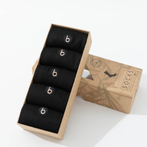 उच्च गुणवत्ता वाले बांस के मोजे मैन चालक दल कढ़ाई कस्टम लुभावनी थोक सस्ते मोजे - Product Image 1