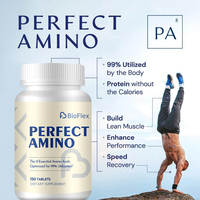 Compléments alimentaires de haute qualité pour la nutrition sportive, 5000 mg, 8 acides aminés essentiels, comprimés avec tous les 3 acides aminés à chaîne ramifiée et BCAA
