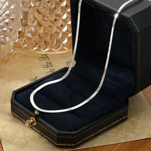 <span class=keywords><strong>Collier</strong></span> chaîne serpent <span class=keywords><strong>plat</strong></span> <span class=keywords><strong>en</strong></span> <span class=keywords><strong>argent</strong></span> sterling 925 populaire pour femmes, plaqué or, chaîne à maillons, colliers <span class=keywords><strong>ras</strong></span> du <span class=keywords><strong>cou</strong></span>, cadeau <span class=keywords><strong>de</strong></span> mariage, <span class=keywords><strong>de</strong></span> fiançailles, bijoux - Product Image 2