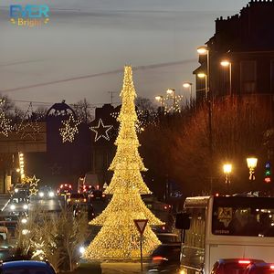 Yeni varış büyük kule şekilli kar yağışı noel ağacı ışığı - Product Image 6